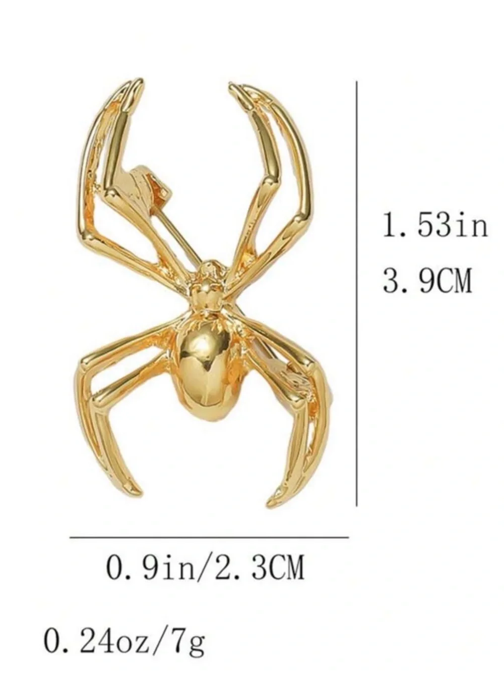Silver Spider Pearl Brooch - Elegant Women Jewelry